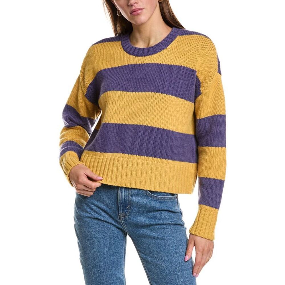 Rowing Blazers Womens  Stripe Wool & Cashmere-Blend Sweater